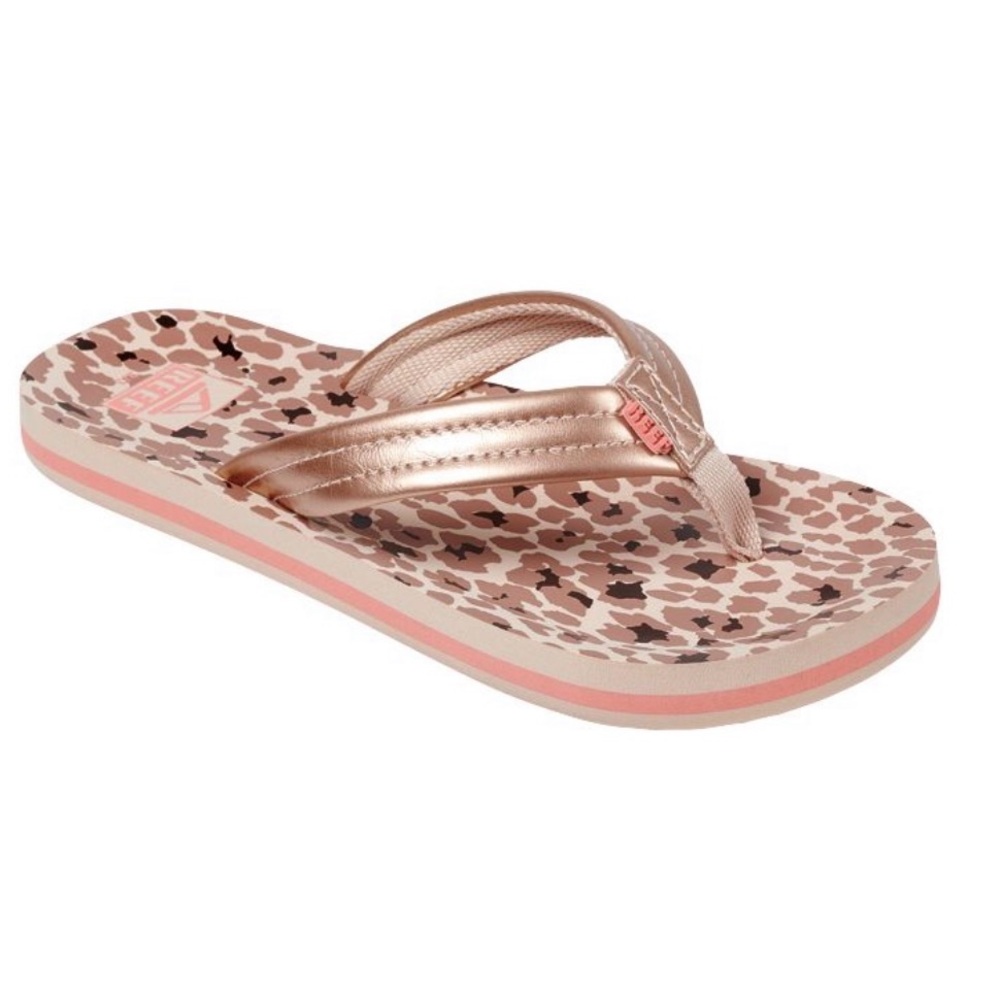 Stylish Kids Flip Flops in Rose Gold